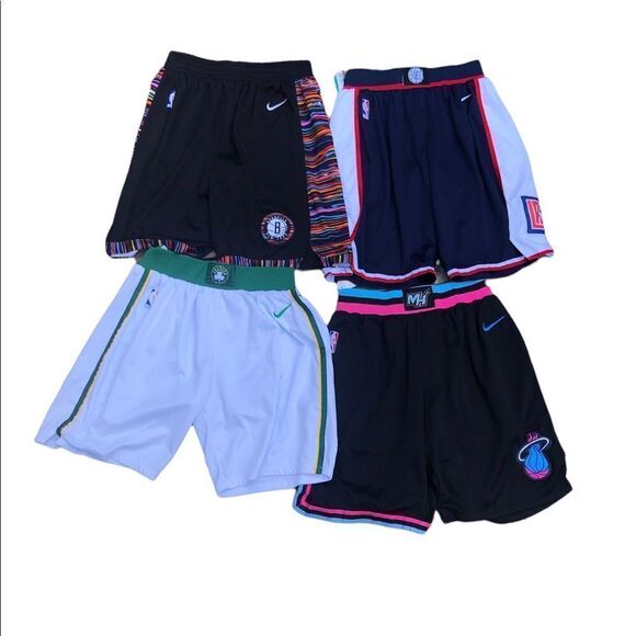 Lot of 3 NBA X Nike basketball Shorts - Celtics, Nets, Clippers - Picture 7 of 7